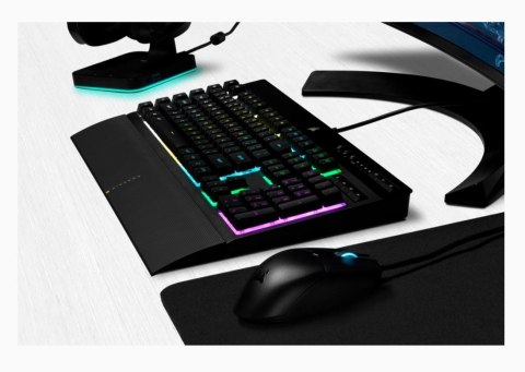 Corsair K55 RGB PRO Gaming Keyboard, RGB LED light, NA, Wired, Black Corsair K55 RGB PRO Gaming Keyboard, RGB LED light, NA, Wired, Black