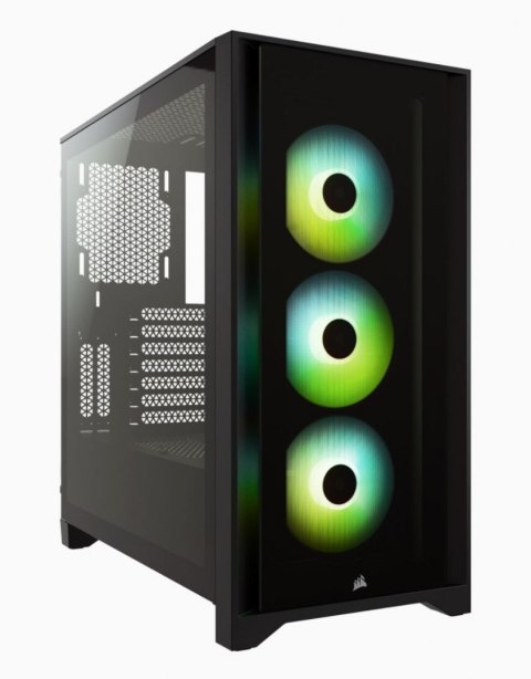 Corsair Tempered Glass Mid-Tower ATX Case iCUE 4000X RGB Side window, Mid-Tower, Black, Power supply included No, Steel, Temper Corsair Tempered Glass Mid-Tower ATX Case iCUE 4000X RGB Side window, Mid-Tower, Black, Power supply included No, Steel, Temper