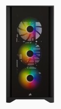 Corsair Tempered Glass Mid-Tower ATX Case iCUE 4000X RGB Side window, Mid-Tower, Black, Power supply included No, Steel, Temper Corsair Tempered Glass Mid-Tower ATX Case iCUE 4000X RGB Side window, Mid-Tower, Black, Power supply included No, Steel, Temper