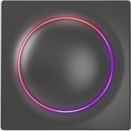 FIBARO Walli Switch, Black, Z-Wave EU