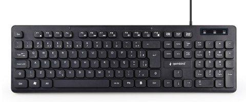 Gembird Multimedia Keyboard KB-MCH-04 USB Keyboard, Wired, US, Black Gembird Multimedia Keyboard KB-MCH-04 USB Keyboard, Wired, US, Black