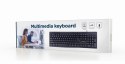 Gembird Multimedia Keyboard KB-UM-107 USB Keyboard, Wired, US, Black Gembird Multimedia Keyboard KB-UM-107 USB Keyboard, Wired, US, Black