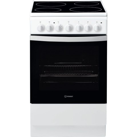 INDESIT Cooker IS5V4PHW/E Hob type Vitroceramic, Oven type Electric, White, Width 50 cm, Grilling, 61 L, Depth 60 cm INDESIT Cooker IS5V4PHW/E Hob type Vitroceramic, Oven type Electric, White, Width 50 cm, Grilling, 61 L, Depth 60 cm