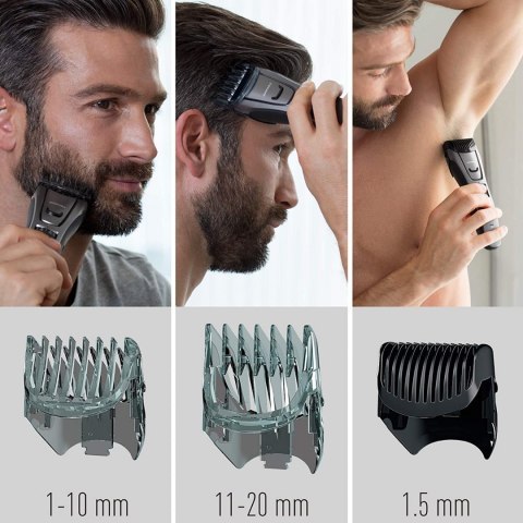 Panasonic Beard and hair trimmer ER-GB80-H503 Operating time (max) 50 min, Number of length steps 39, Step precise 0.5 mm, Ni-MH Panasonic Beard and hair trimmer ER-GB80-H503 Operating time (max) 50 min, Number of length steps 39, Step precise 0.5 mm, Ni-MH