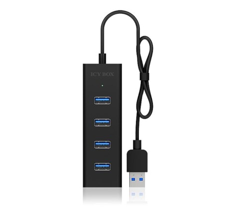 Raidsonic 4 port USB 3.0 hub IB-HUB1409-U3 Black Raidsonic 4 port USB 3.0 hub IB-HUB1409-U3 Black