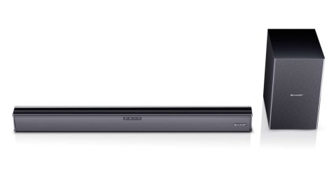 Sharp HT-SBW182 2.1 Slim Soundbar HDMI, Optical, Bluetooth, 160 W, 74 cm with Wireless Subwoofer Sharp HT-SBW182 2.1 Slim Soundbar HDMI, Optical, Bluetooth, 160 W, 74 cm with Wireless Subwoofer
