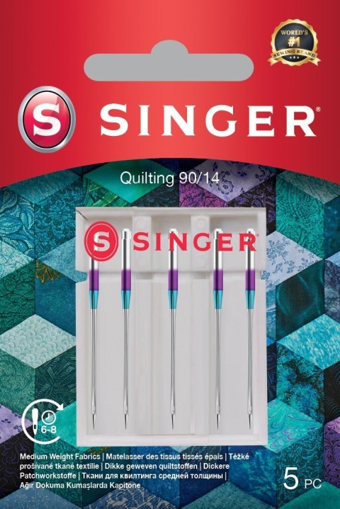 Singer Quilting Needle 90/14 5PK Singer Quilting Needle 90/14 5PK