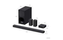 Sony HT-S40R 5.1ch Home Cinema Soundbar with Wireless Rear Speakers