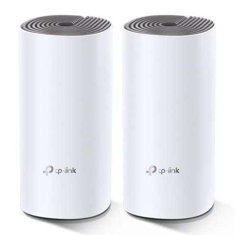 TP-LINK C1200 Whole Home Mesh Wi-Fi System Deco E4 (2-pack) 802.11ac, 867+300 Mbit/s, 10/100 Mbit/s, Ethernet LAN (RJ-45) ports TP-LINK C1200 Whole Home Mesh Wi-Fi System Deco E4 (2-pack) 802.11ac, 867+300 Mbit/s, 10/100 Mbit/s, Ethernet LAN (RJ-45) ports