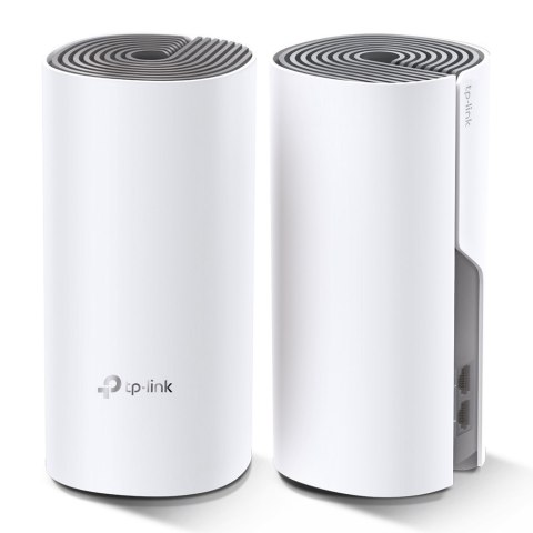 TP-LINK C1200 Whole Home Mesh Wi-Fi System Deco E4 (2-pack) 802.11ac, 867+300 Mbit/s, 10/100 Mbit/s, Ethernet LAN (RJ-45) ports TP-LINK C1200 Whole Home Mesh Wi-Fi System Deco E4 (2-pack) 802.11ac, 867+300 Mbit/s, 10/100 Mbit/s, Ethernet LAN (RJ-45) ports