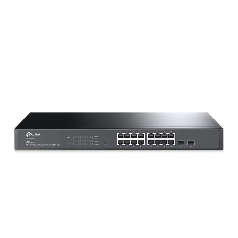 TP-LINK JetStream Smart Switch TL-SG2218 10/100/1000 Mbps (RJ-45), Web managed, Rack, Ethernet LAN (RJ-45) ports 16, SFP ports q TP-LINK JetStream Smart Switch TL-SG2218 10/100/1000 Mbps (RJ-45), Web managed, Rack, Ethernet LAN (RJ-45) ports 16, SFP ports q