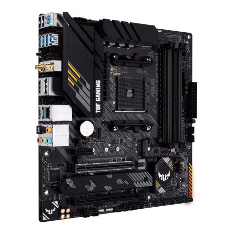 Asus TUF GAMING B550M-PLUS WIFI II Processor family AMD, Processor socket AM4, DDR4, Memory slots 4, Chipset B550, microATX Asus TUF GAMING B550M-PLUS WIFI II Processor family AMD, Processor socket AM4, DDR4, Memory slots 4, Chipset B550, microATX