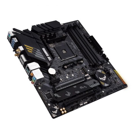 Asus TUF GAMING B550M-PLUS WIFI II Processor family AMD, Processor socket AM4, DDR4, Memory slots 4, Chipset B550, microATX Asus TUF GAMING B550M-PLUS WIFI II Processor family AMD, Processor socket AM4, DDR4, Memory slots 4, Chipset B550, microATX