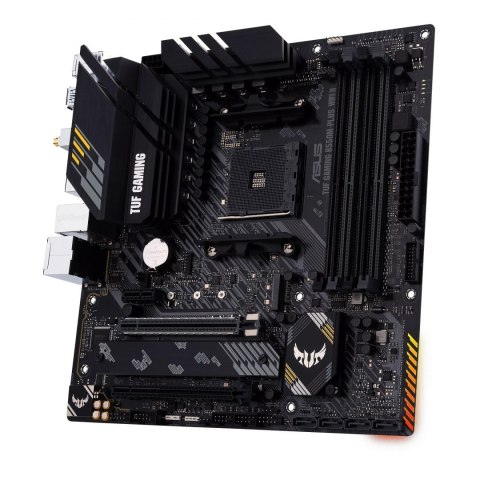 Asus TUF GAMING B550M-PLUS WIFI II Processor family AMD, Processor socket AM4, DDR4, Memory slots 4, Chipset B550, microATX Asus TUF GAMING B550M-PLUS WIFI II Processor family AMD, Processor socket AM4, DDR4, Memory slots 4, Chipset B550, microATX