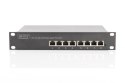 Digitus 8-port Gigabit Ethernet PoE switch DN-95317 10/100/1000 Mbps (RJ-45), Unmanaged, Rack mountable, Power supply type Inter Digitus 8-port Gigabit Ethernet PoE switch DN-95317 10/100/1000 Mbps (RJ-45), Unmanaged, Rack mountable, Power supply type Inter