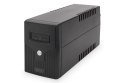 Digitus Line-Interactive UPS DN-170063, 600VA, 360W, 1x 12V/7Ah battery, 2x CEE 7/7 outlet, 2x RJ-11, 1x USB 2.0 type B, LED, Si Digitus Line-Interactive UPS DN-170063, 600VA, 360W, 1x 12V/7Ah battery, 2x CEE 7/7 outlet, 2x RJ-11, 1x USB 2.0 type B, LED, Si