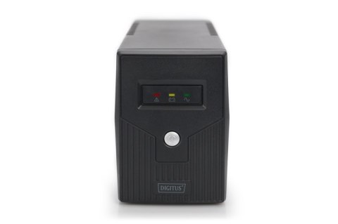 Digitus Line-Interactive UPS DN-170063, 600VA, 360W, 1x 12V/7Ah battery, 2x CEE 7/7 outlet, 2x RJ-11, 1x USB 2.0 type B, LED, Si Digitus Line-Interactive UPS DN-170063, 600VA, 360W, 1x 12V/7Ah battery, 2x CEE 7/7 outlet, 2x RJ-11, 1x USB 2.0 type B, LED, Si