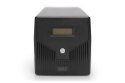 Digitus Line-Interactive UPS DN-170074, 1000VA, 600W, 2x 12V/7Ah battery, 4x CEE 7/7 outlet, 2x RJ45, 1x USB 2.0 type B, 1x RS23 Digitus Line-Interactive UPS DN-170074, 1000VA, 600W, 2x 12V/7Ah battery, 4x CEE 7/7 outlet, 2x RJ45, 1x USB 2.0 type B, 1x RS23