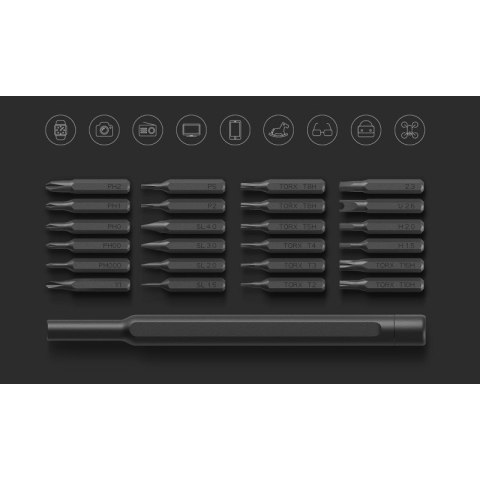 Zestaw wkrętaków Xiaomi Mi 24 elementy Zestaw wkrętaków Xiaomi Mi 24 elementy