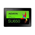 ADATA Ultimate SU650 256 GB, SSD form factor 2.5", SSD interface SATA 6Gb/s, Write speed 450 MB/s, Read speed 520 MB/s ADATA Ultimate SU650 256 GB, SSD form factor 2.5", SSD interface SATA 6Gb/s, Write speed 450 MB/s, Read speed 520 MB/s