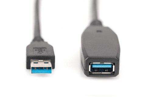 Digitus Extension cable DA-73105 10 m, Black Digitus Extension cable DA-73105 10 m, Black