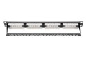 Digitus Patch Panel DN-91624U Black, 48.2 x 4.4 x 10.9 cm, Category: CAT 6; Ports: 24 x RJ45; Retention strength: 7.7 kg; Insert Digitus Patch Panel DN-91624U Black, 48.2 x 4.4 x 10.9 cm, Category: CAT 6; Ports: 24 x RJ45; Retention strength: 7.7 kg; Insert