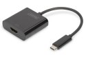 Digitus USB Type-C to HDMI Adapter DA-70852 0.15 m, Black, USB Type-C Digitus USB Type-C to HDMI Adapter DA-70852 0.15 m, Black, USB Type-C