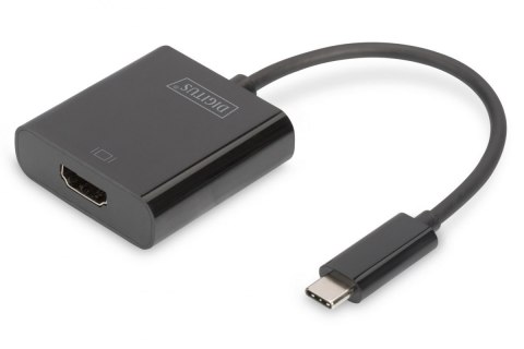 Digitus USB Type-C to HDMI Adapter DA-70852 0.15 m, Black, USB Type-C Digitus USB Type-C to HDMI Adapter DA-70852 0.15 m, Black, USB Type-C
