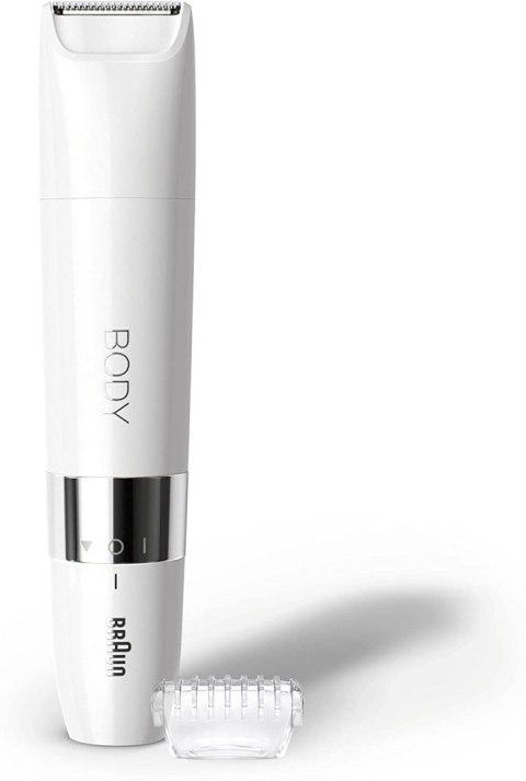 Braun Body Mini Trimmer BS1000 Number of power levels 1, Wet & Dry, White Braun Body Mini Trimmer BS1000 Number of power levels 1, Wet & Dry, White