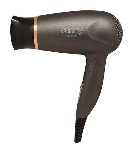 Camry Hair Dryer CR 2261 1400 W, Number of temperature settings 2, Metallic Grey/Gold Camry Hair Dryer CR 2261 1400 W, Number of temperature settings 2, Metallic Grey/Gold