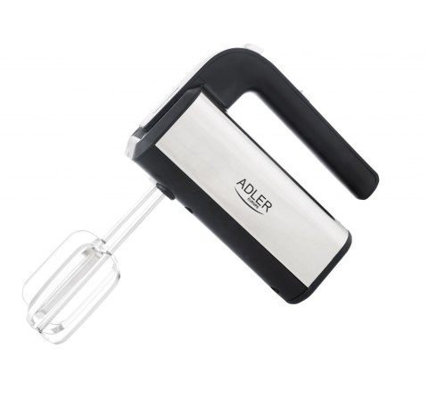 Adler Hand mixer AD 4225 Hand Mixer, 300 W, Number of speeds 5, Turbo mode, Stainless steel Adler Hand mixer AD 4225 Hand Mixer, 300 W, Number of speeds 5, Turbo mode, Stainless steel