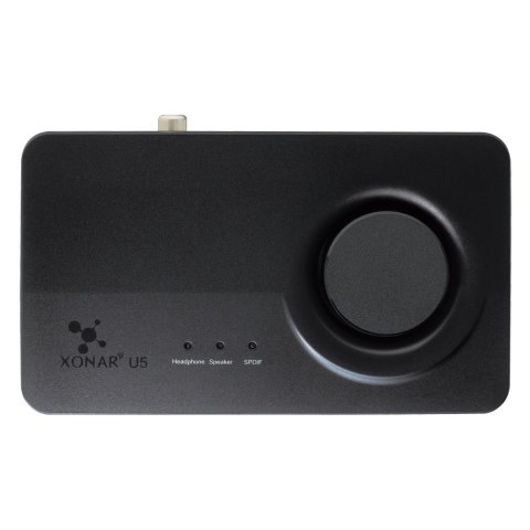 Asus Compact 5.1-channel USB sound card and headphone amplifier XONAR_U5 5.1-channels Asus Compact 5.1-channel USB sound card and headphone amplifier XONAR_U5 5.1-channels