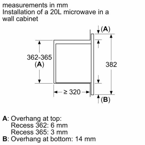 Bosch Microwave Oven BFL523MW3 Built-in, 800 W, White Bosch Microwave Oven BFL523MW3 Built-in, 800 W, White