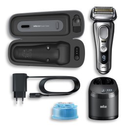 Golarka Braun 9 Pro Shaver 9477CC Trymer na Mokro i Sucho Operating time (max) 50 min, Wet & Dry, Silver