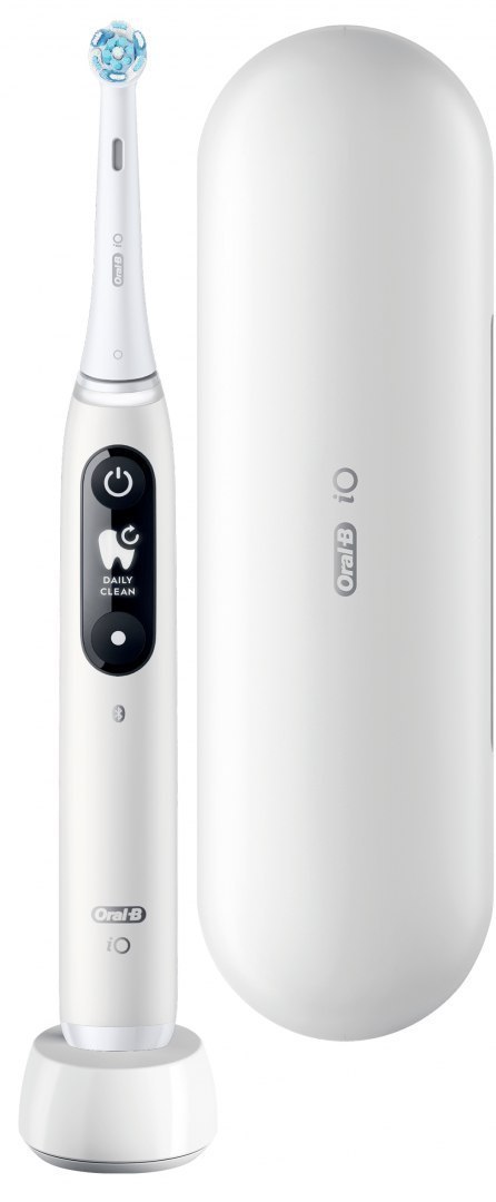 Oral-B Toothbrush iO Series 6 Rechargeable, For adults, Number of brush heads included 1, Number of teeth brushing modes 5, Whit Oral-B Toothbrush iO Series 6 Rechargeable, For adults, Number of brush heads included 1, Number of teeth brushing modes 5, Whit
