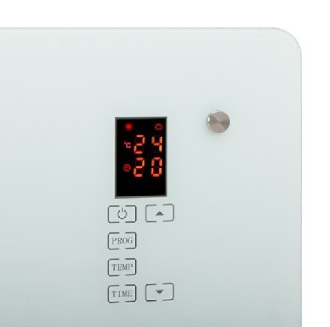 Camry CR 7721 Convection glass heater LCD with remote control, 1500 W, Number of power levels 2, White Camry CR 7721 Convection glass heater LCD with remote control, 1500 W, Number of power levels 2, White