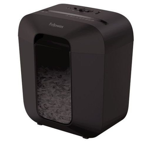 Fellowes Powershred LX25 Black, 11.5 L, Credit cards shredding, Cross-Cut Shredder, Paper handling standard/output 6 sheets per Fellowes Powershred LX25 Black, 11.5 L, Credit cards shredding, Cross-Cut Shredder, Paper handling standard/output 6 sheets per