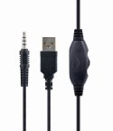 Gembird Microphone, Built-in microphone, Black, Wired, Gaming headset with LED light effect, GHS-06 Gembird Microphone, Built-in microphone, Black, Wired, Gaming headset with LED light effect, GHS-06