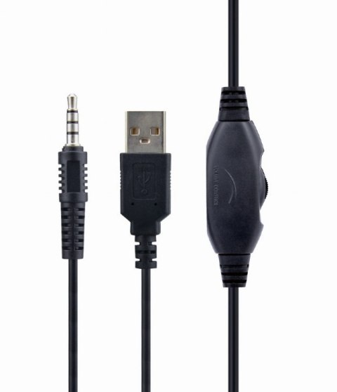 Gembird Microphone, Built-in microphone, Black, Wired, Gaming headset with LED light effect, GHS-06 Gembird Microphone, Built-in microphone, Black, Wired, Gaming headset with LED light effect, GHS-06