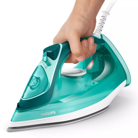 Philips Iron DST3030/70 Steam Iron, 2400 W, Water tank capacity 300 ml, Continuous steam 40 g/min, Green Philips Iron DST3030/70 Steam Iron, 2400 W, Water tank capacity 300 ml, Continuous steam 40 g/min, Green