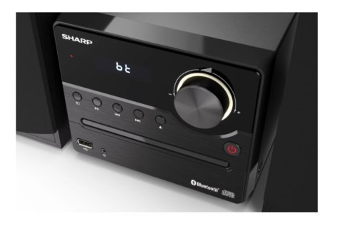 Sharp XL-B512(BK) Hi-Fi Micro System, CD/FM/USB/Bluetooth v5.0, 45W, Black Sharp XL-B512(BK) Hi-Fi Micro System, CD/FM/USB/Bluetooth v5.0, 45W, Black
