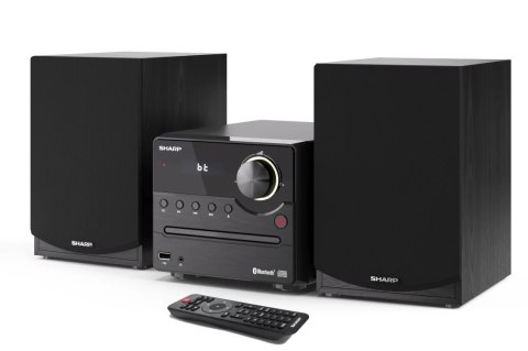 Sharp XL-B512(BK) Hi-Fi Micro System, CD/FM/USB/Bluetooth v5.0, 45W, Black Sharp XL-B512(BK) Hi-Fi Micro System, CD/FM/USB/Bluetooth v5.0, 45W, Black