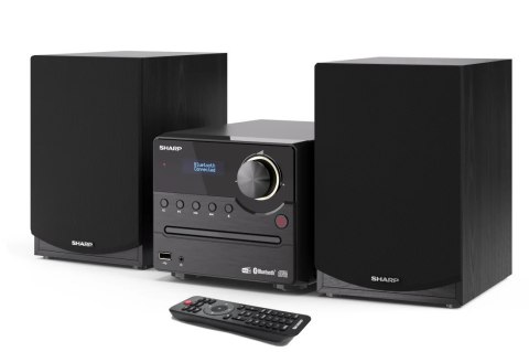 Sharp XL-B517D(BK) Hi-Fi Micro System, CD/FM/USB/Bluetooth v5.0, Aux-in, 45W, Black Sharp XL-B517D(BK) Hi-Fi Micro System, CD/FM/USB/Bluetooth v5.0, Aux-in, 45W, Black
