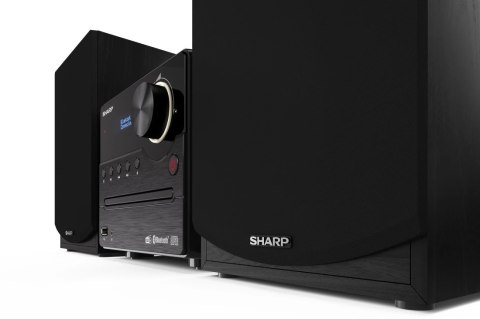 Sharp XL-B517D(BK) Hi-Fi Micro System, CD/FM/USB/Bluetooth v5.0, Aux-in, 45W, Black Sharp XL-B517D(BK) Hi-Fi Micro System, CD/FM/USB/Bluetooth v5.0, Aux-in, 45W, Black