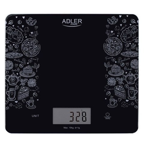 Adler Kitchen scales AD 3171 Maximum weight (capacity) 10 kg, Graduation 1 g, Display type LCD, Black Adler Kitchen scales AD 3171 Maximum weight (capacity) 10 kg, Graduation 1 g, Display type LCD, Black