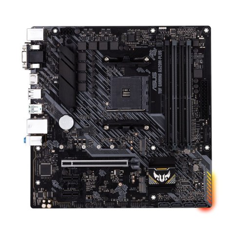 Asus TUF GAMING A520M-PLUS Processor family AMD, Processor socket AM4, DDR4, Memory slots 4, Supported hard disk drive interfac Asus TUF GAMING A520M-PLUS Processor family AMD, Processor socket AM4, DDR4, Memory slots 4, Supported hard disk drive interfac