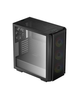 Deepcool MID TOWER CASE CG540 Side window, Black, Mid-Tower, Power supply included No