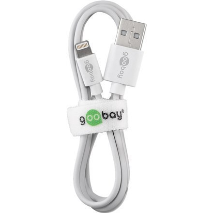 Goobay Lightning USB charging and sync cable 54600 White, USB 2.0 male (type A), Apple Lightnin male (8-pin) Goobay Lightning USB charging and sync cable 54600 White, USB 2.0 male (type A), Apple Lightnin male (8-pin)