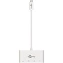 Goobay USB-C Multiport Adapter (HDMI + Ethernet, PD) 62105 White Goobay USB-C Multiport Adapter (HDMI + Ethernet, PD) 62105 White