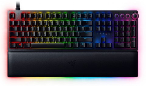 Razer Huntsman V2 Optical Gaming Keyboard RGB LED light, QWERTY US International, Wired, Black, Linear Red Switch, Numeric keypa Razer Huntsman V2 Optical Gaming Keyboard RGB LED light, QWERTY US International, Wired, Black, Linear Red Switch, Numeric keypa